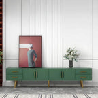 Scandinavian Matte TV Stand with Drawers in Multiple Finishes