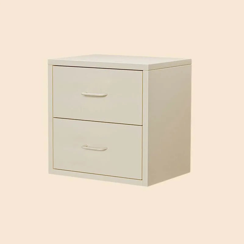 Scandinavian Metal Filing Cabinet With Drawers and Rolling Storage
