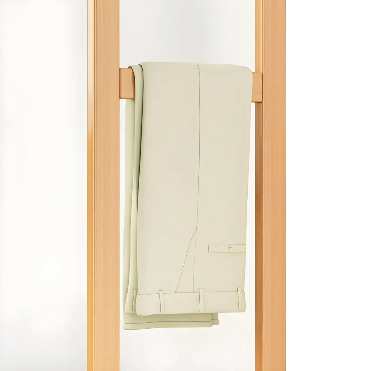 Scandinavian Open Wardrobe Armoire With Shelves and Clothing Rail