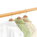 Scandinavian Open Wardrobe Armoire With Shelves and Clothing Rail