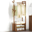 Scandinavian Open Wardrobe Armoire With Shelves and Clothing Rail