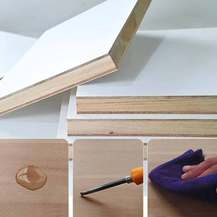 Scandinavian Shoe Storage Bench with Drawers and Adjustable Shelves