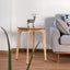 Scandinavian Solid Ash Round Side Table – 3 or 4-Leg Design