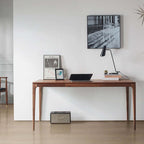 Scandinavian Solid Wood Desk With Floating Drawers
