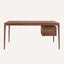 Scandinavian Solid Wood Desk With Floating Drawers Main Product Image