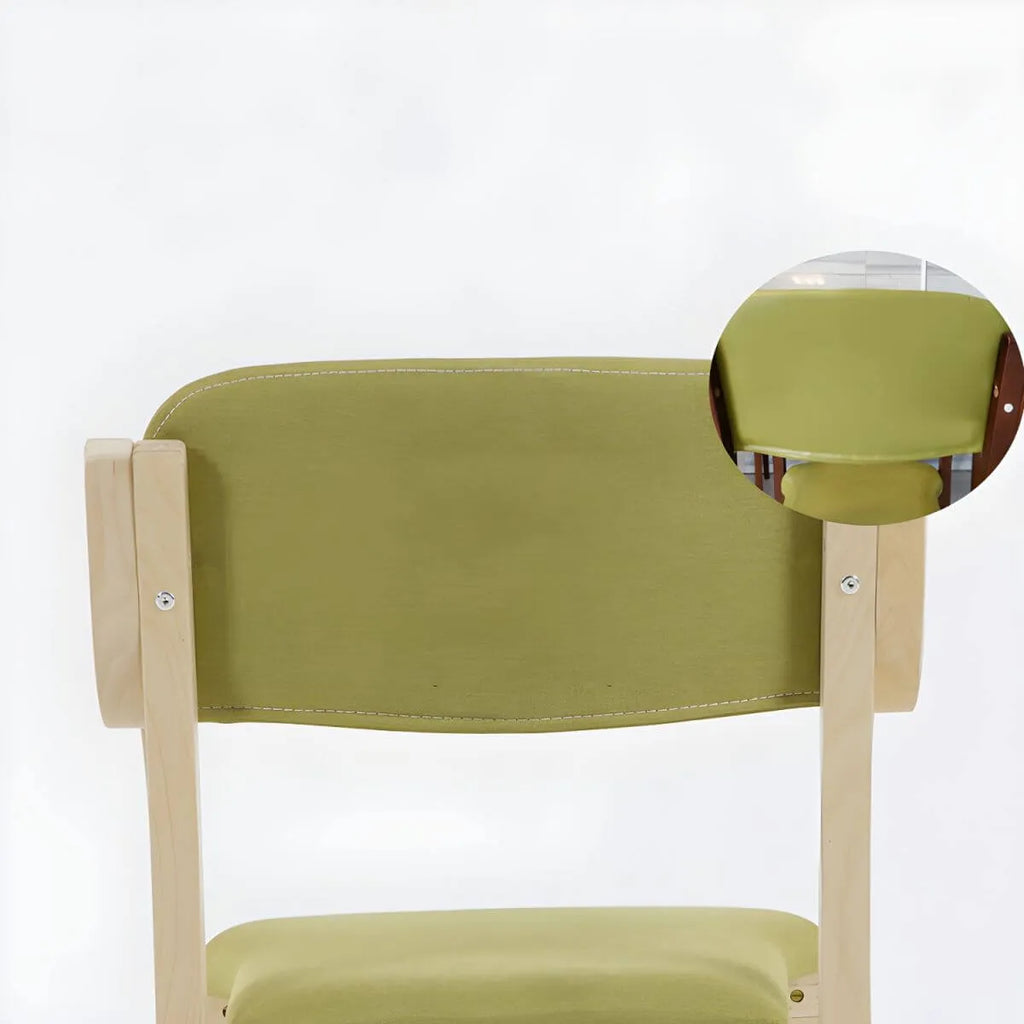 Scandinavian Upholstered Arm Chair with Solid Birch Legs