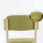 Scandinavian Upholstered Arm Chair with Solid Birch Legs