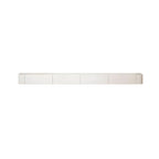 Scandinavian Wall-Mounted TV Stand with Drawers in White & Grey