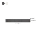 Scandinavian Wall-Mounted TV Stand with Drawers in White & Grey Dimensions