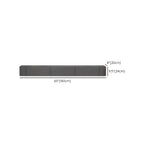 Scandinavian Wall-Mounted TV Stand with Drawers in White & Grey Dimensions