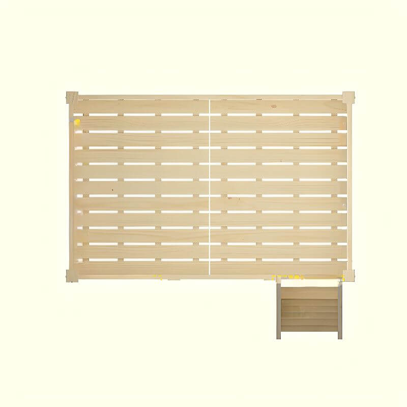 Scandinavian Wood Kids Loft Bed With Desk & Mattress