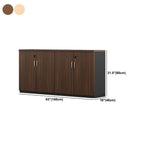 Scandinavian Wood Lateral File Cabinet With Locking Storage Dimensions