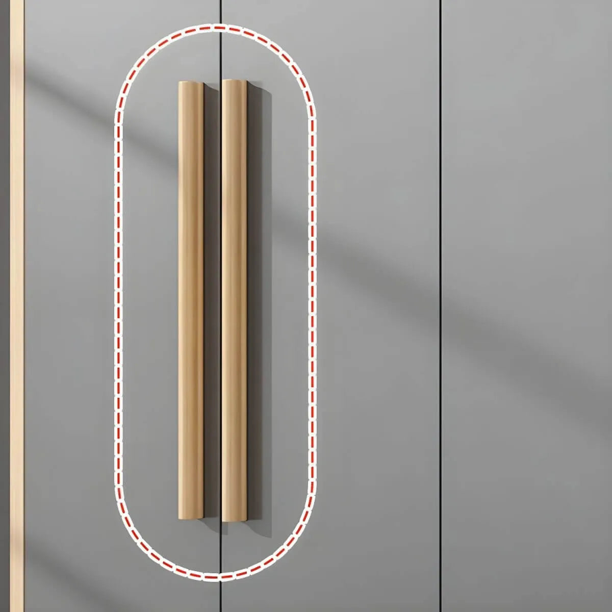 Scandinavian Wood Wardrobe Armoire With Soft-Close Doors