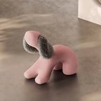 Sculptural Animal-Shaped Chair Series in Plush Textures for Lounge Corners