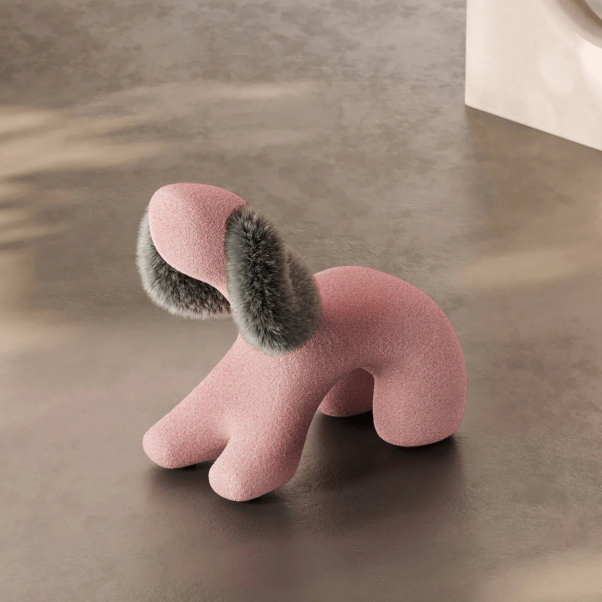 Sculptural Animal-Shaped Chair Series in Plush Textures for Lounge Corners