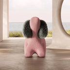 Sculptural Animal-Shaped Chair Series in Plush Textures for Lounge Corners
