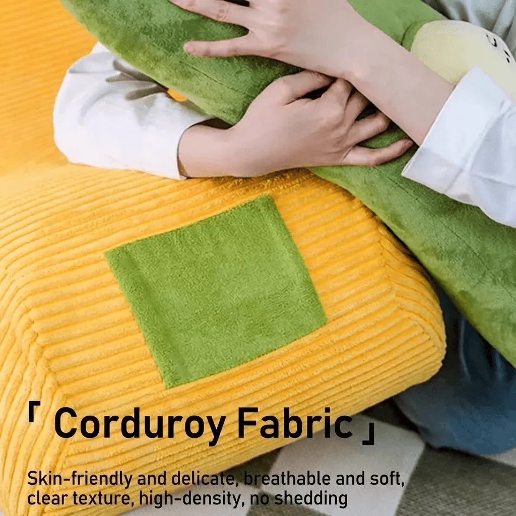Sculptural Banana Accent Chair Series in Corduroy for Small Spaces