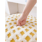 Sculptural Banana Vanity Stool with Swivel Base and Dopamine Decor