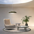 Sculptural Boucle Accent Chair with Curved Arms and Contrast Trim