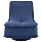 Sculptural Boucle Accent Chair with Curved Arms and Contrast Trim