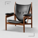 Sculptural Chieftains Chair with Saddle Arms, Floating Seat Appeal