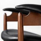 Sculptural Chieftains Chair with Saddle Arms, Floating Seat Appeal