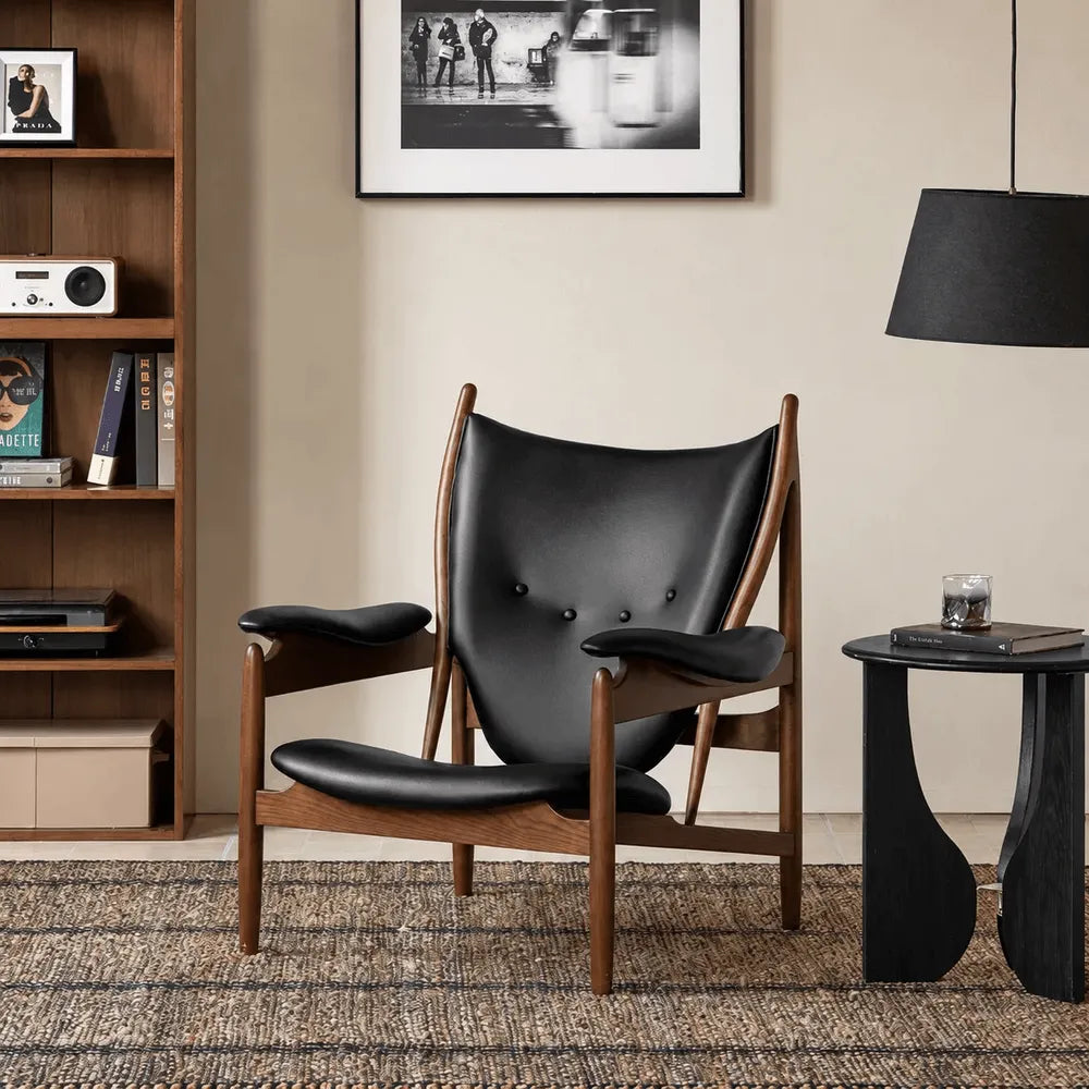 Sculptural Chieftains Chair with Saddle Arms, Floating Seat Appeal Main Product Image