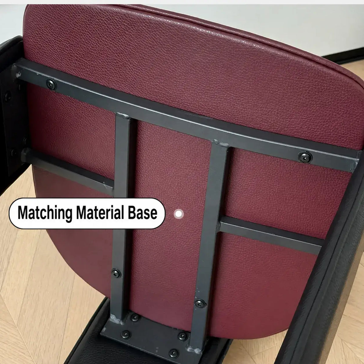 Sculptural Color-Block Dining Chair Series with Padded Leather Comfort