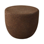 Sculptural Cork Side Table Series, Organic Geometric Accent Tables