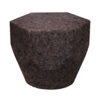 Sculptural Cork Side Table Series, Organic Geometric Accent Tables