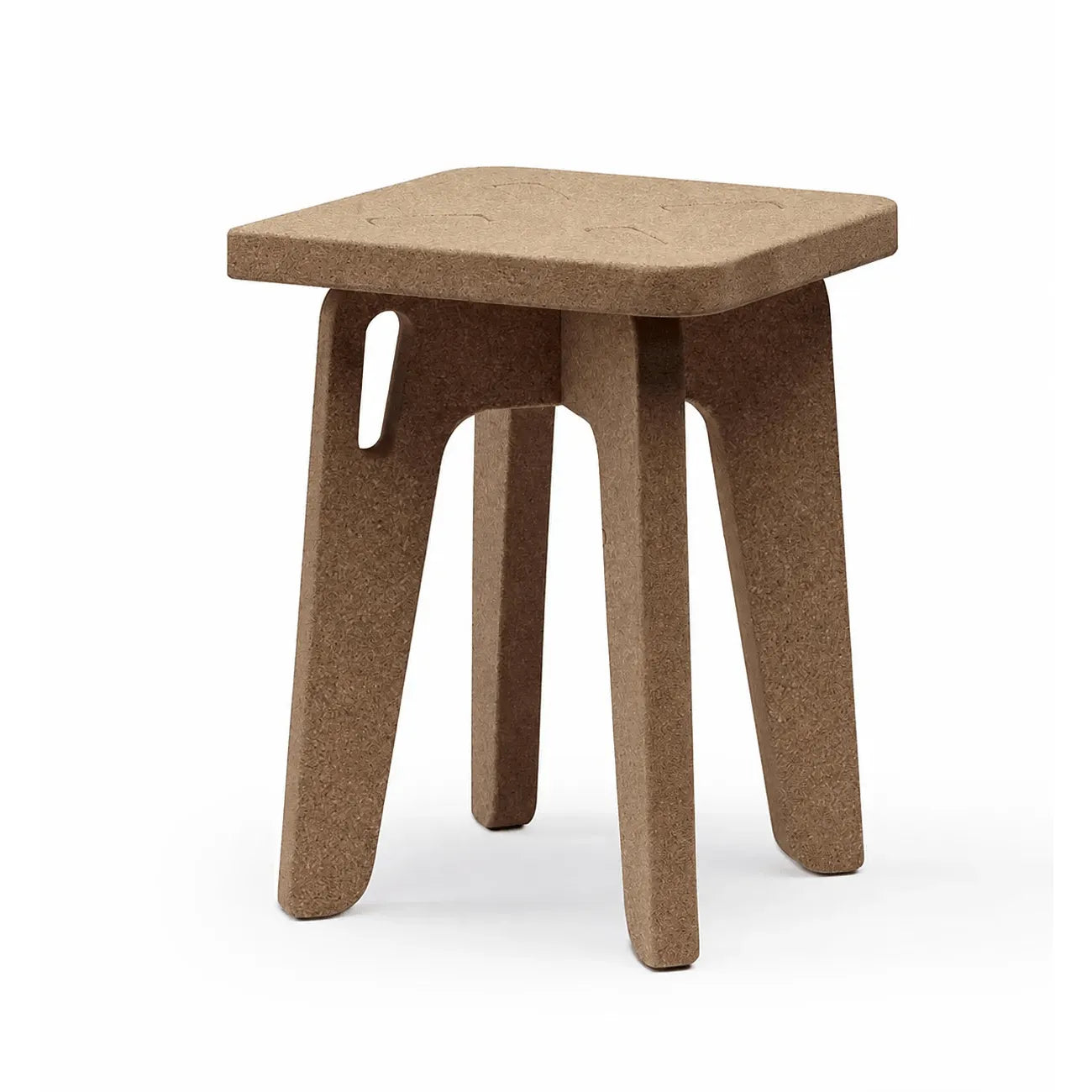Sculptural Cork Side Table Series, Organic Geometric Accent Tables