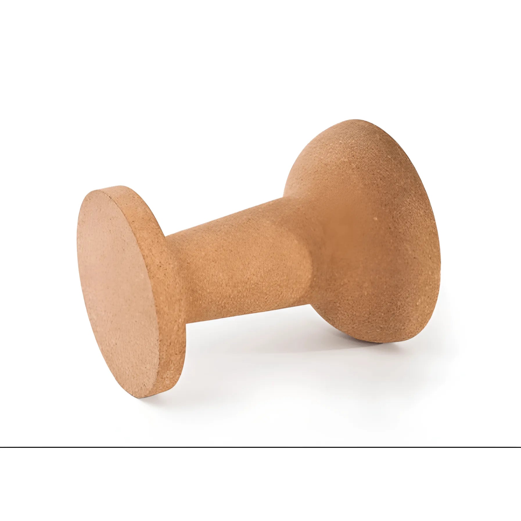 Sculptural Cork Stool and Cork Side Table for Artistic Minimalist Spaces