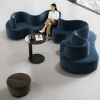 Sculptural Curved Modular Sofa for Lounge Reception and Office Collaboration