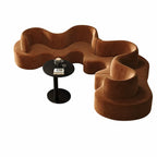 Sculptural Curved Modular Sofa for Lounge Reception and Office Collaboration