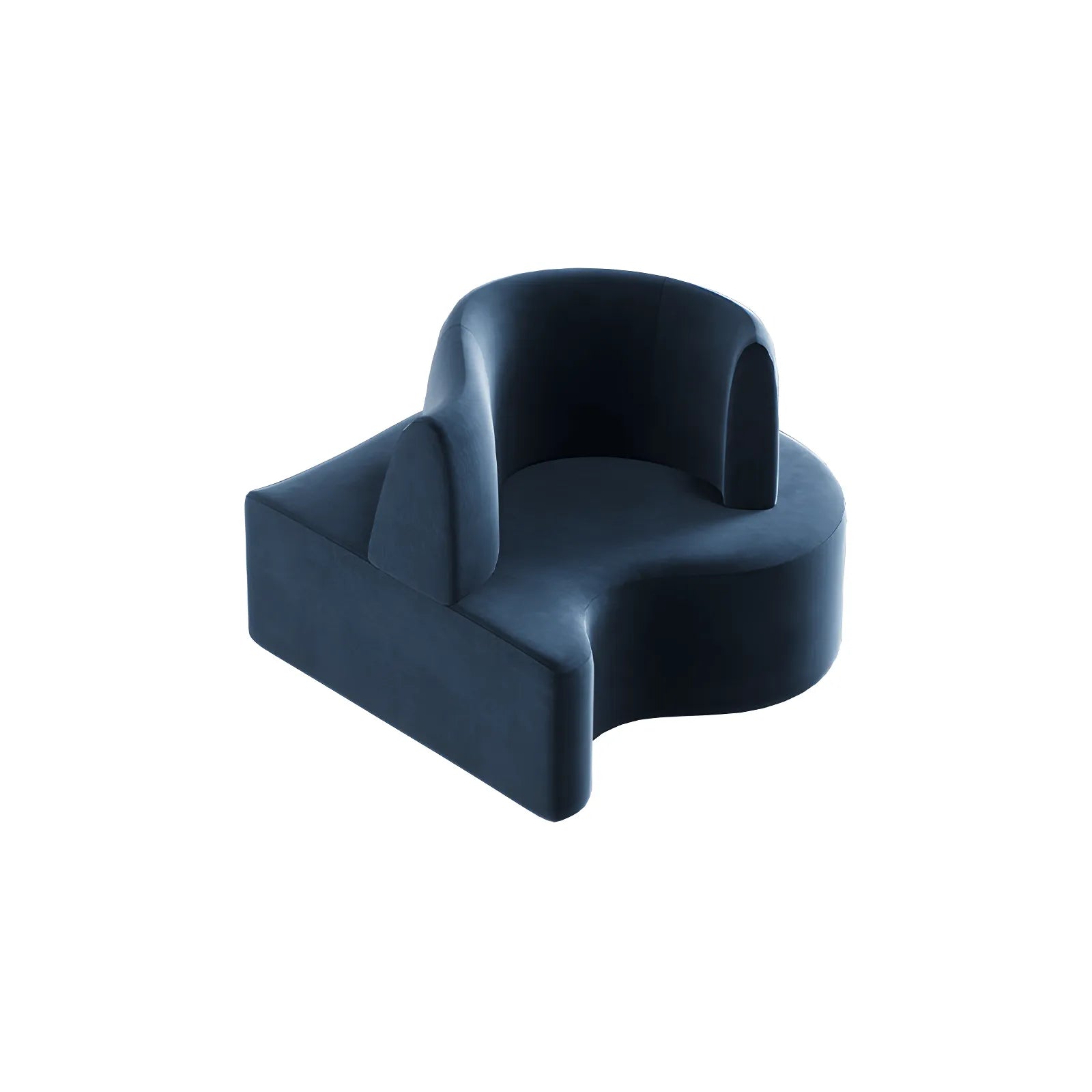 Sculptural Curved Modular Sofa for Lounge Reception and Office Collaboration