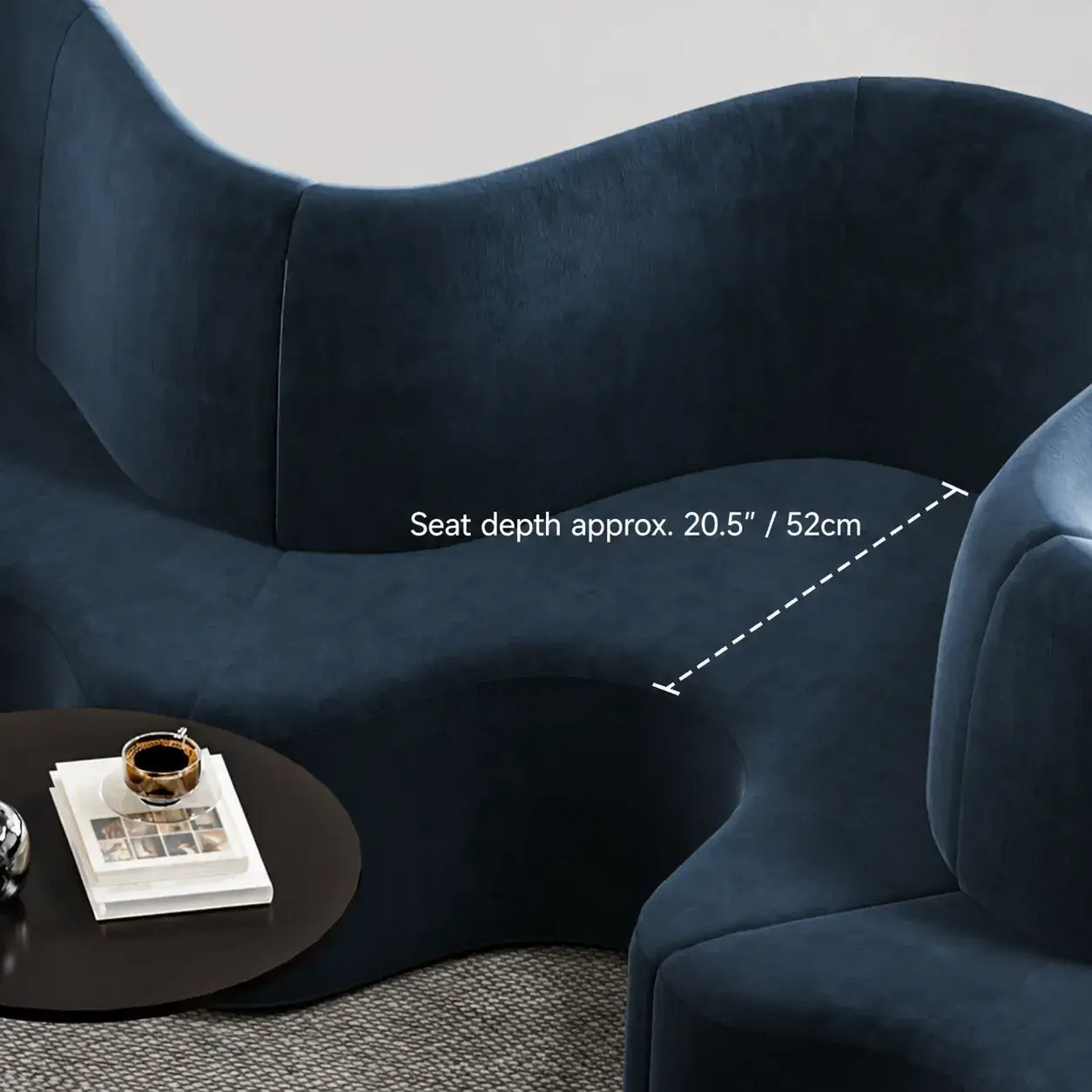 Sculptural Curved Modular Sofa for Lounge Reception and Office Collaboration