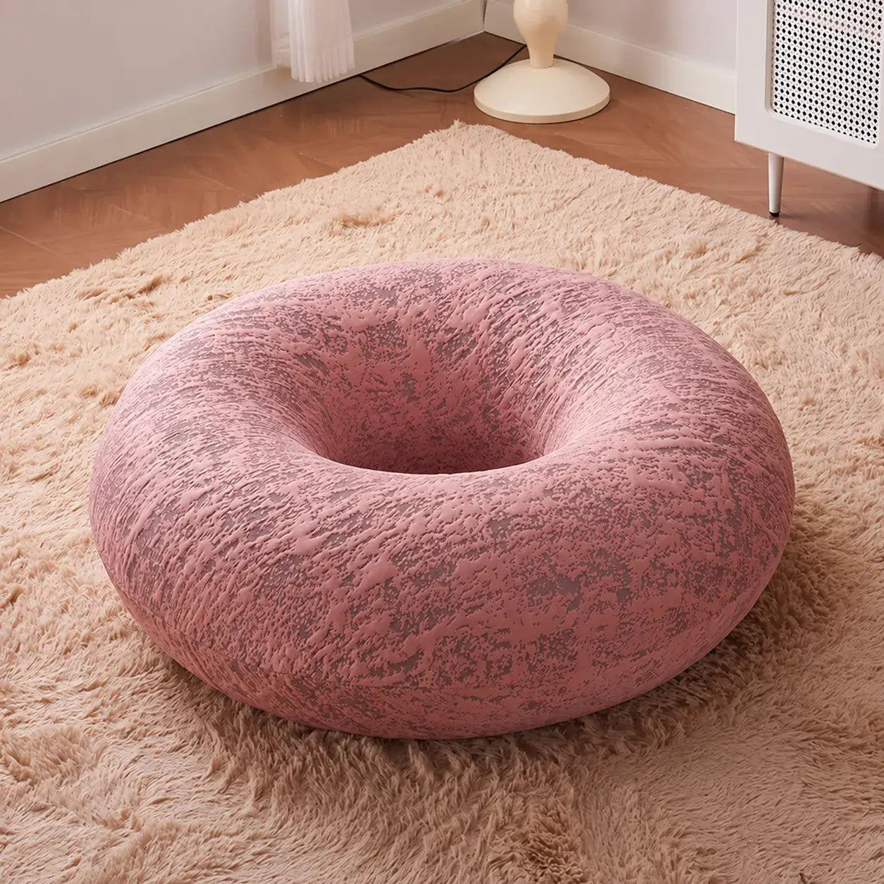 Sculptural Donut Accent Chair With Embrace Curves