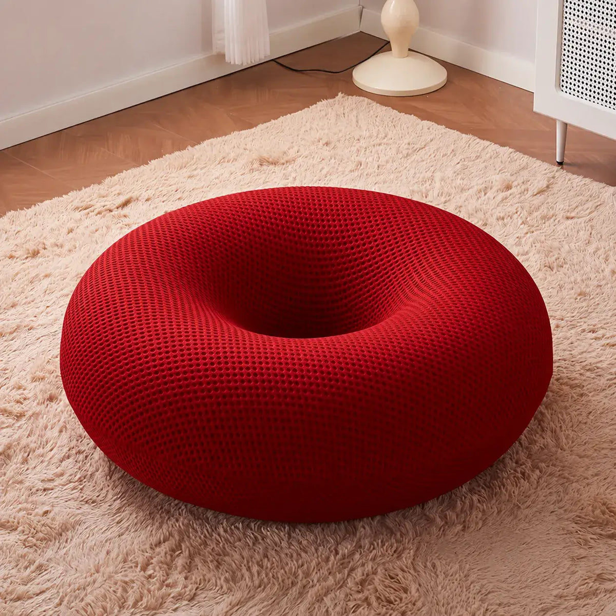 Sculptural Donut Accent Chair With Embrace Curves