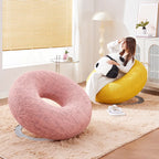Sculptural Donut Accent Chair With Embrace Curves