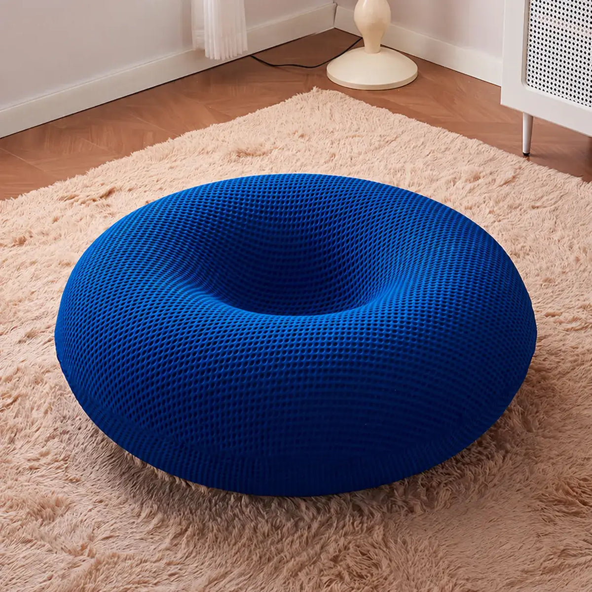 Sculptural Donut Accent Chair With Embrace Curves