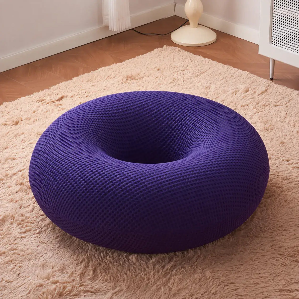 Sculptural Donut Accent Chair With Embrace Curves