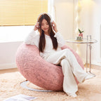 Sculptural Donut Accent Chair With Embrace Curves Main Product Image