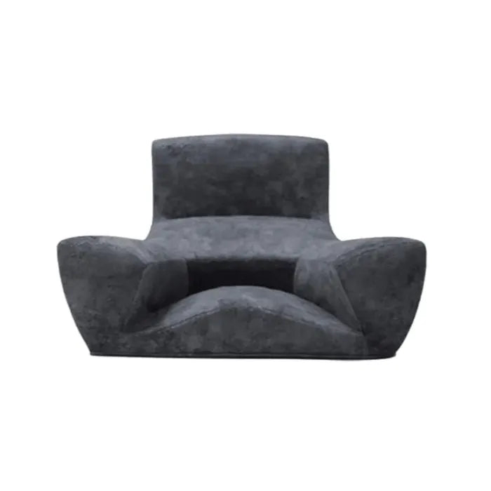 Sculptural Floor Meditation Chair With Ergonomic Wraparound Back