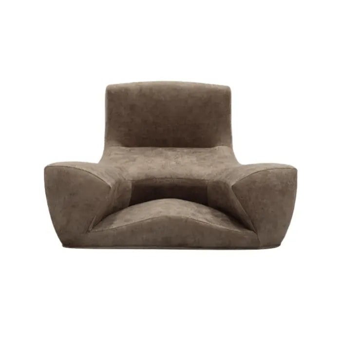 Sculptural Floor Meditation Chair With Ergonomic Wraparound Back