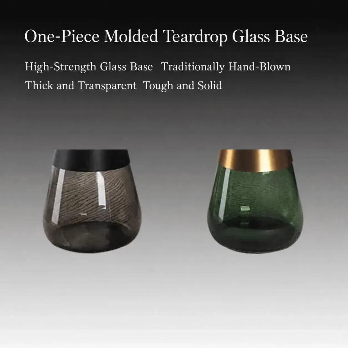 Sculptural Glass Accent Table Series with Hourglass Base for Layered Living Spaces