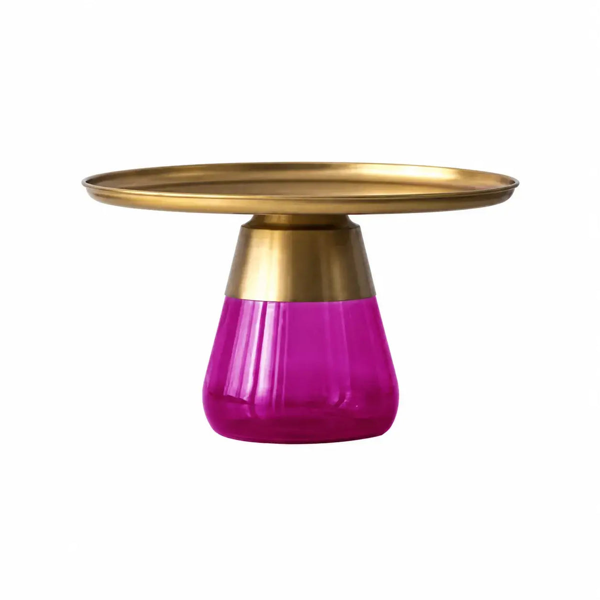 Sculptural Glass Accent Table Series with Hourglass Base for Layered Living Spaces