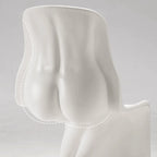 Sculptural Her Chair Dining Chair Series in Glossy Curved Silhouettes