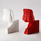 Sculptural Her Chair Dining Chair Series in Glossy Curved Silhouettes
