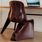 Sculptural Her Chair Dining Chair Series in Glossy Curved Silhouettes