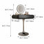 Sculptural Makeup Vanity with Floating Storage and Ring Light Mirror Dimensions